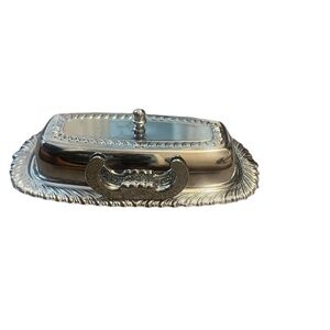 Irvin Ware Plated Butter Dish